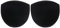 EMDOMO Removable Bra Pads Inserts Large Size Bra Pads Women Half Round Thick Cushion Sports Cups Bra Insert for Bikini Top Swimsuit (Pack of 3 pairs) (Black)