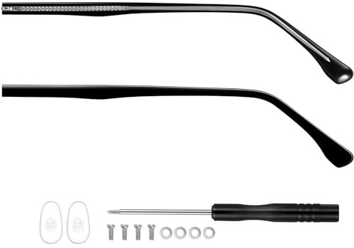 Healvian Brillen Ersatzbügel Brillenbügel-Ersatz Universal Brillen Ersatzbügel Metall Brillen-Ersatzarme Zubehör Brillenzubehör Für Brillen-Sonnenbrillen-Reparatur