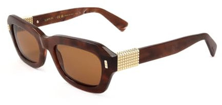 Lanvin Unisex LNV667S Sunglasses, 238 Jade Brown, 52