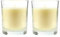 H HANSEL HOME Vela Aromática, Vela en Vaso de Cristal de Cera Vegetal - 28 Horas de Duración, Velas Perfumadas, 8,5x7 cm, Vainilla, 125g x 2 unidades