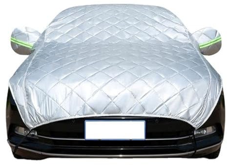 Autoabdeckung für Audi A4 Avant Hagelschutz Auto Wasserdicht Halbgarage UV Beständige Halbe Auto Abdeckplane Staubdicht Schneefest Outdoor Indoor