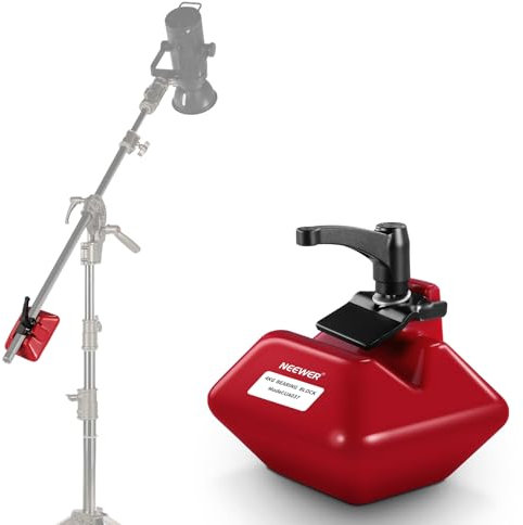 NEEWER 8.8lb/4kg Counterweight with Lock Lever, All Metal Light Stand Counter Weight for Heavy Duty C Stand, Boom Arm, Grip Arm with 1-1.4/25-35mm Clamp Opening, UA037