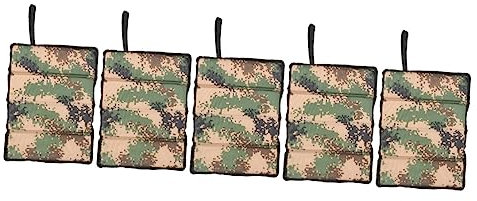 BESPORTBLE 5pcs Folding Camping Mat Sit Pad Portable Outdoor Seating Travel Cushion Beach Mat