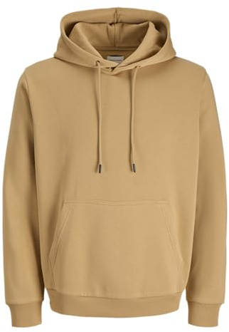 JACK & JONES Male Kapuzenpullover Einfarbig Kapuzenpullover