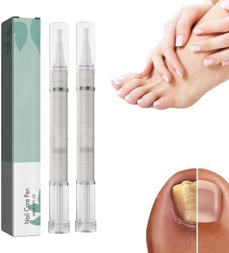 Nail Care Pen, Nail Growth Serum, Nail Treatment Pen, Cuticle Oil For Nails, Nail Growth Treatment Nourishment Cuticles, Foot Care Nail Repair Pen, Containing Aloe Vera & Tea Tree Oil (2)