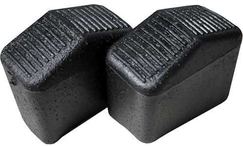 40 Millimetre x 20 Millimetre Ladder Feet, Step Ladder Feet Cover Caps 40x20mm 4x2cm - Pack of 2 - Black