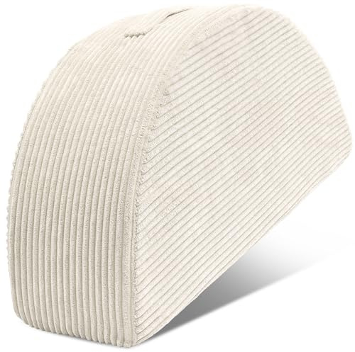 Linodino® Halbmond Wippe – Spielsofa Add-on aus Schaumstoff | Bauteil & Erweiterung zum Wippen, Balancieren & Bauen | Elfenzauber Beige