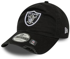 New Era NFL Wash 9Twenty Adjustable Cap LAS Vegas Raiders Schwarz, Size:OneSize