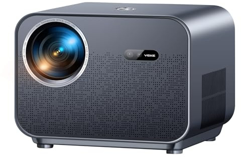 VGKE Smart Beamer 4k Heimkino, [Kompatibel mit Netflix/Dolby Audio/Autofokus] 1100 ANSI Lumen Full HD 1080p WiFi6 Bluetooth Projektor, Automatische Trapezkorrektur Beamer Handy für Heimkino/Outdoor