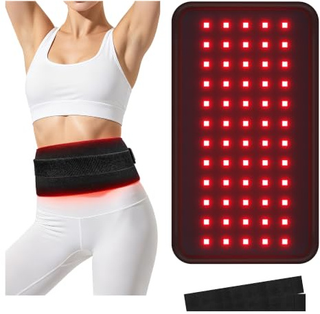 STASUN Rotlichtlampe for Body, 60 LEDs 660 & 850nm Dual Wavelength Infrarotlampe,Wärmelampe Matte for Daily Skincare (32cm x 18cm)