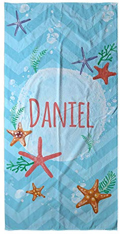 LolaPix Strandtuch Kinder. Personalisiert Strandtuch. Strand Badetuch mit Namen. Personalisierte Handtuch. Personalisierte Geschenke. Verschiedene Designs und Größen. Strand