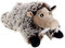 Faro flauschiges Hundespielzeug zum Spielen und Kuscheln Farbe Schwein, Größe 28 cm