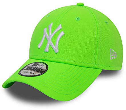 New Era New York Yankees MLB Cap verstellbar 9Forty Basecap Kappe neon grün - One-Size