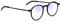 Read Optics Blue Light Blocking Computer Glasses - Women & Men Eye Protection for PC Screen, TV, Gaming. Anti Glare + UV Filter + Clear Blue Blocker. Reduce Eye Strain. Round Ultra Thin Frame in Case