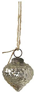 Jeanne d´Arc living Christmas Kugel Christbaumkugel Glocke Bell Christbaumglocke Antikgold Weihnachtskugel Antikfinish Verschiedene Größen und Formen (574359 Ø5,5xH5cm)