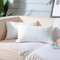 Artscope 2er-Set Dekorativ Kissenbezüge 30 x 50 cm Kordsamt Reine Farbe Kissenbezug Weicher Plüsch Kissenhülle Set Kissen Fall für Sofa Auto Schlafzimmer Zuhause Zierkissenbezüge (Weiß 30 x 50 cm)