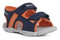 Geox Bébé Garçon B Sandal Agasim Boy Sandales, Navy/Orange, 26 EU