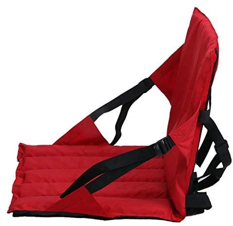 Gepolsterter Bodenstuhl Kajak Sitz, Kajakfahren Kanusport Sitzstuhl, rutschfest Verstellbare Rafting Stadionsitz mit Rückenlehne, Faltbar Gepolstertes Surfbrett Sitzkissen, UV-beständiges Nylon
