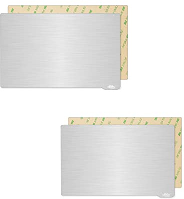 3D Harz Magnetische Flexible Stahlplatte Flex Bed 2Pcs, Federstahlblech für Elegoo Mars 3/Mars 3 pro SLA 3D Drucker 150x95.6mm (150x95.6mm, 2)