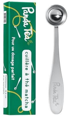 Cuillère-mesure à thé | Panda Tea | Dose de 1 gramme | Acier inoxydable 18/10 | Qualité Supérieure
