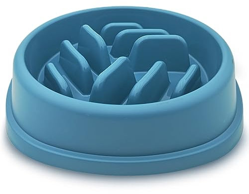 YUDANSI Slow Feeder Dog Bowls, Non Slip Dog Food Bowl, Slow Eating Dog Feeding Bowls, Anti Gulp Overeat Choke Bloat Stop Dog Feeder Bowl, Healthy Eating Slow Feeding Dowls For Small Medium Pet