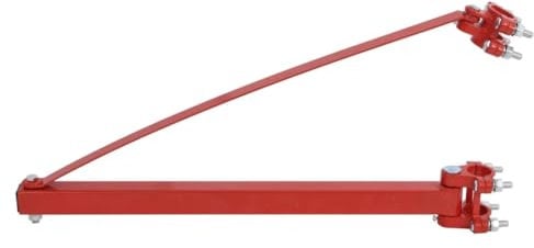 vidaXL General Purpose Hoist Frame 1000 kg Load Capacity - Compact, Swivel Range 180°, Durable Steel Construction, Ideal for Workshops, Garages and Warehouses
