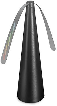 Fliegenwedler Fliegen Fliegenabwehr, Fliegenvertreiber Ventilator, Tragbarer Mückenschutz Fliegenabwehr Tischventilator (1 pc - Black)
