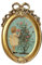 rockible Cadre Photo Baroque Ovale, Ornement de Style Vintage, Cadre Photo décoratif doré pour décoration de Salon