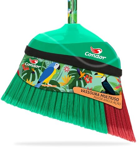 Atrevo Besen zum Kehren für drinnen und draußen. Bunte Kehrmaschine, lebendiges Design. Ein Spritzer Farbe für Ihre Reinigungsroutine