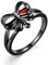 URONE Totenkopf-Rippenring aus Sterlingsilber Gotik Skelettring Gotik-Totenkopf-Schmuck Geschenke für Frauen (54 (17.3mm))