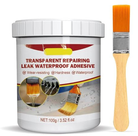 Mastic Isolant Imperméable, Agent De Revêtement Imperméable Transparent, Adhésif Imperméable Transparent, Mastic Brillant Rebrossé Isolant Pour Sol