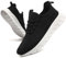 YRLTYO Sneaker Damen Schuhe Sportschuhe Turnschuhe Laufschuhe Tennisschuhe Fitnessschuhe Damenschuhe Wanderschuhe Freizeitschuhe Schwarz Weiß 41