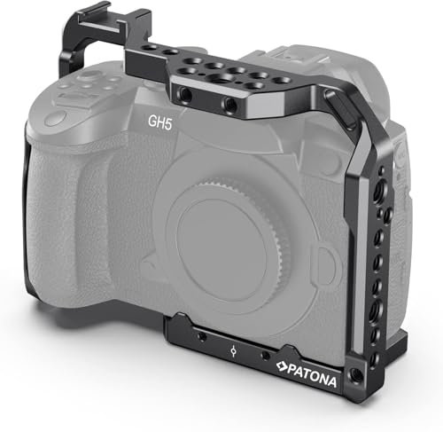 PATONA Premium Kamera Cage Käfig kompatibel mit Panasonic GH5, GH5 II, GH5s Kamerakäfig Schutzrahmen