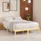 Willood Massivholzbett, Bett Holzbett für Schlafzimmer, Bettgestell Bettrahmen mit Lattenrost, Einzelbett/Zweibett Schlafzimmerbett, Kiefernholz 140x200 cm