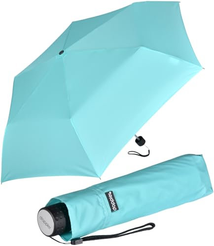 Doppler Mini Taschenschirm Havanna UV-Schutz Sun - Aqua Blue