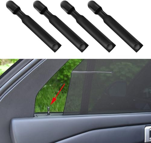 deemars 2PCS Auto Türschloss Knopf, Vordere oder hintere Auto Türschloss Abdeckung, FODZ-5421850-A Dekorative Abdeckung für Auto, Auto-Zubehör Tür Pull Cover Kompatibel mit Ford Raptor Explorer (2)