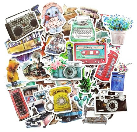 Adesivi per foto album adesivi vintage stickers vintage scrapbooking vintage retro sticker aesthetic adesivi aesthetic adesivi decorativi adesivi decorativi per mobili adesivi pc sticker valigia retro