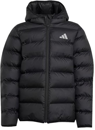 adidas Mixte enfant SYNTHETIC DOWN JACKET, Black/Black/White, 9-10 Years