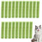 KEQAR 20 Pcs Katzengras Snack 100g Katzengras Sticks Gefriergetrocknet Snacks für Katzen für die Zahnpflege und Haarknäuel Entfernen Katzenminze Cat Grass Stick
