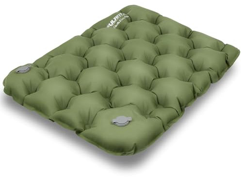 EULANT Aufblasbares Camping Sitzkissen,Wasserdicht Handpressen Luftkissen,Ultraleicht Reisekissen für Strand,Wandern Angeln Bootfahren,oder bei Konzerten, Tribünen, Strand, Rasen,Hause und Büro