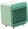 KOCKSHION Ventilador de Escritorio Recargable USB de Ventilador Portátil de Aire Acondicionado Casa Oficina Escuela y Actividades Color Verde