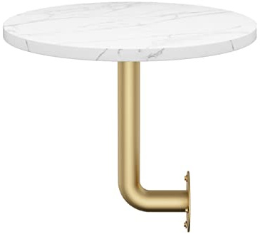 Baodiale Wand-montiert Kleine Kaffee Tische Luxus Marmor Sofa Seite Tisch Nordic Wand-Montiert Esszimmer Ende Nacht Kleine Runde Kaffee