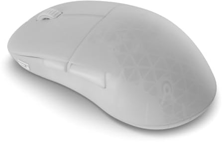 ENDGAME GEAR XM2w 4K v2 Souris de jeu sans fil White Frost - Capteur optique 30 K DPI, sondage 4000 Hz, design à griffes pour mains moyennes à grandes, légère (63 g)