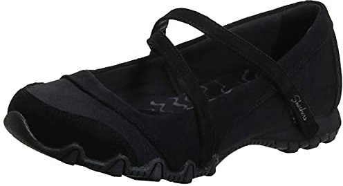 Skechers Women Bikers-Get-Up Mary Janes, Black (Black), 5 UK (38 EU)