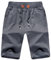 JustSun Mens Shorts Casual Sports Joggers Shorts with Elastic Waist Zipper Pockets Dark Grey UK Large