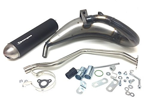 Auspuff ENOX Steel Sportauspuff passend für CPI SM 50, SX 50 – Offroad Racinganlage aus Stahl – für 50ccm & 70ccm – handgefertigt von Streetparts24