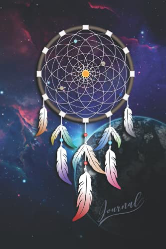 Solar System Dreamcatcher Journal: A 6 x 9 in 100 page journal with a dreamcatcher that has the solar system laid out as beads on the top to document ... meaning. (Dreamcatcher Journals, Band 17)