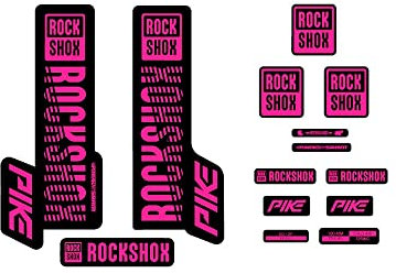 Autocollants compatible avec de fourche de vélo Rock Shox Pike 2018-29''