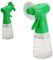 Misting Spray Bottle Fan Personal Cooling Mist Portable Handheld Humidifier Powered Fans with Mist 8.38 H 2AA batteries inserted,Mini Fan Hand Atomizer for Summer Beach, Travel, Camping (LIME GREEN)