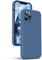 Supdeal Custodia in Silicone Liquido per iPhone 12 Pro Max, [Protezione Fotocamera] [Anti-Impronta Digitale] [Ricarica Wireless], Cover Case in Microfibra Incorporata, 6,7, Blu